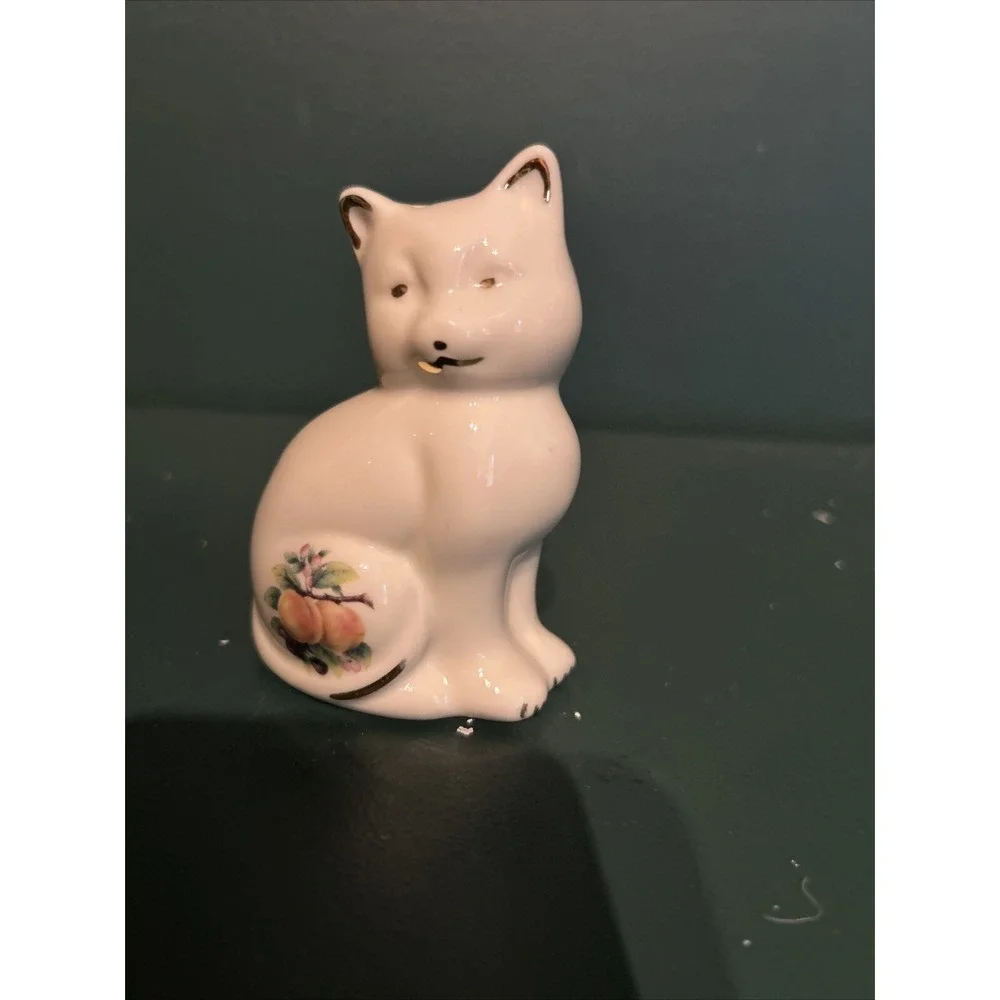 Vintage‎ Formalities Soft Fruit Cat Salt & Pepper Shaker Set Decor
